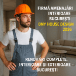 Firmă Amenajări Interioare București – DNY House Design 2026