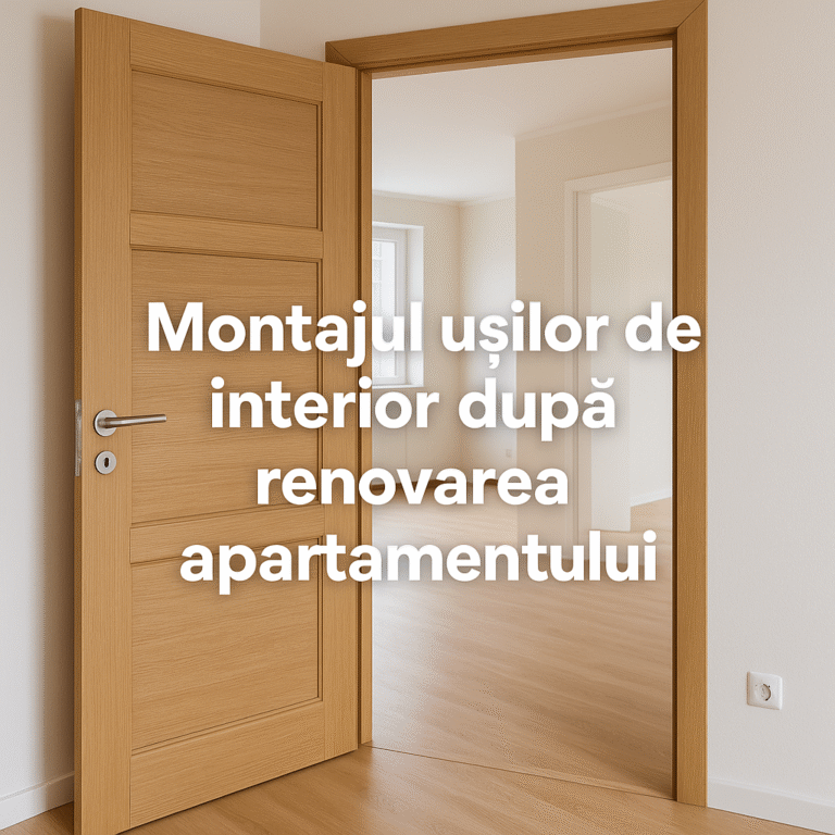 Montaj uși interior | Servicii profesionale și prețuri 2026